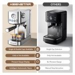 20 Bar Espresso Machine with Milk Frother