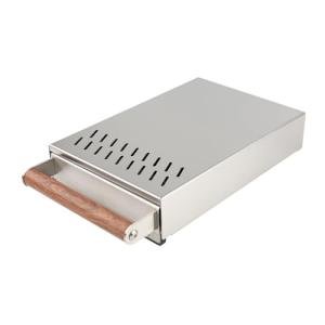 Stainless Steel Coffee Knock Box with Wooden Handle