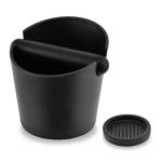 4.92 Inch Espresso Knock Box, Coffee Knock Box, with Removable Knock Bar and Coffee Tamping Pad, Durable Espresso Dump Bin for Home/Office