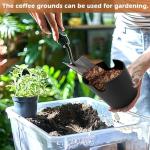 4.92 Inch Espresso Knock Box, Coffee Knock Box, with Removable Knock Bar and Coffee Tamping Pad, Durable Espresso Dump Bin for Home/Office