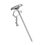 Milk Frothing Thermometer with Clip - White