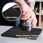 HOMEE Barista Knock Box with Silicone Tamper Mat