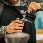 HULISEN 6.8oz Stainless Steel Milk Frothing Pitcher