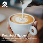 Evergreen 16oz Stainless Steel Latte Art Pitcher