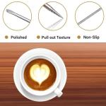 12oz Stainless Steel Milk Frother Pitcher and Pen