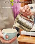 12oz Stainless Steel Milk Frothing Pitcher for Lattes