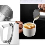 12oz Stainless Steel Milk Frother Pitcher and Pen