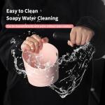 Pink Espresso Knock Box with Anti-Slip Base