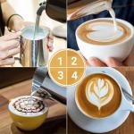 12oz Stainless Steel Milk Frother Pitcher and Pen