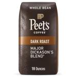 Peet's Dark Roast Whole Bean Coffee 18oz