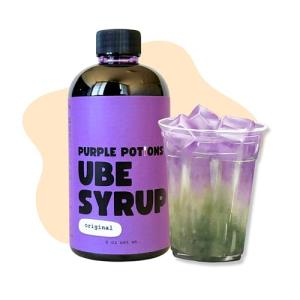 Ube Coffee Flavoring Syrup, 8oz Bottle