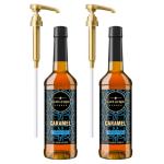 Café Le Rou Sugar Free Caramel Coffee Syrup 25.4oz