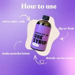 Ube Coffee Flavoring Syrup, 8oz Bottle