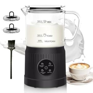 Casimhu 4-in-1 Electric Milk Frother and Steamer