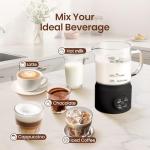 Casimhu 4-in-1 Electric Milk Frother and Steamer