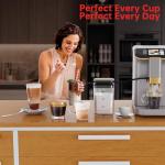 PioneerWorks Automatic Espresso Machine with Grinder & Frother