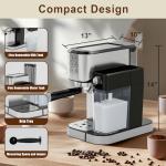 Vaparinckl 20 Bar Espresso Machine with Milk Frother