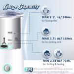 Huogary 2-in-1 Milk Frother and Steamer