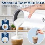 Huogary 2-in-1 Milk Frother and Steamer