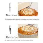 2 Pack Latte Art Pens for Coffee Designs