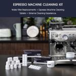 Espresso Machine Cleaning Tablets and Filters Set