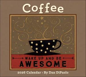 2026 Coffee Lovers Deluxe Wall Calendar