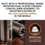 JavaPresse Manual Coffee Grinder with Adjustable Settings