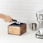 Navaris Stainless Steel Espresso Knock Box with Bar