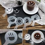 Magnoloran Coffee Stencils and Latte Art Pen Set