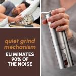 JavaPresse Manual Coffee Grinder with Adjustable Settings