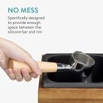 Navaris Stainless Steel Espresso Knock Box with Bar