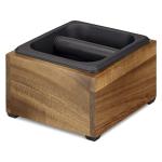 Navaris Stainless Steel Espresso Knock Box with Bar