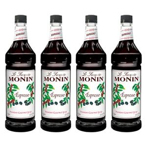 Monin Espresso Flavored Syrup - 4-Pack
