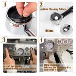 Dianrui 54mm Espresso Backflush Cleaning Discs - 2 Pack