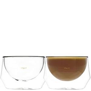 KRUVE IMAGINE Double-Wall Glass Coffee Cups
