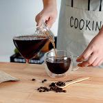 Double Wall Glass Cappuccino Mugs, Set of 2