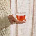 Double Wall Glass Cappuccino Mugs, Set of 2