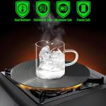 Set of 2 Heat Resistant Espresso Cups