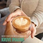 KRUVE IMAGINE Double-Wall Glass Coffee Cups