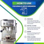 Whirl Fresh Coffee Machine Descaler Tablets - 24 Count