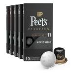Peet's Dark Roast Espresso Capsules for Nespresso