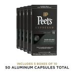 Peet's Dark Roast Espresso Capsules for Nespresso