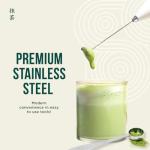 Jade Leaf Matcha Starter Set with Whisk & Frother