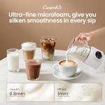 Casimhu Electric Milk Frother and Steamer 4-in-1