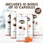 Espresso Italia 100 Forte Coffee Capsules for Nespresso