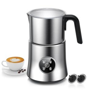 Electric Milk Frother and Steamer with Stainless Jug