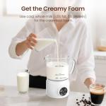 Casimhu Electric Milk Frother and Steamer 4-in-1