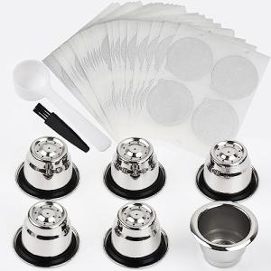 Nespresso OriginalLine Reusable Stainless Steel Pods, 6pk