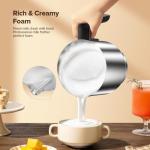 Electric Milk Frother and Steamer with Stainless Jug