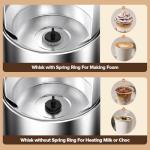 Electric Milk Frother and Steamer with Stainless Jug